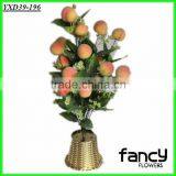 24 Heads Cheap Wholesale Artificial Foam Peach Fruit Plants Making