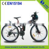 8AH Chainless Foldable Electric Bicycle Germany 36V for 2015 thumbnail-3