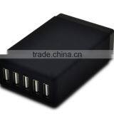UV Paint 5V4.1A 5 Port Multiple USB Intelligent Charger Multi Travel Power Adapter for USB-Charged Devices(Black) thumbnail-3