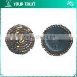 7MM Clear Rhinestone Black Bead Garment Chinese Frog Rhinestone Button thumbnail-2
