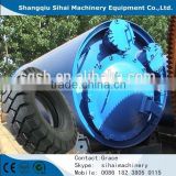 CE, ISO and BV certificated waste tyre/plastic pyrolysis production line by Sihai machinery