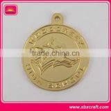 Custom Engraved Metal Medallions With Ribbon