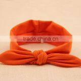 Hot selling top baby headband high quality soft cotton stretch headband kids hair accessories