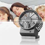 2016 New Arrival USB Mini Fan 5 Inch Double Leaf Table Fan Super Mute Mini Usb Fan