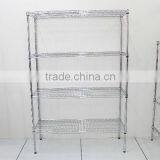 3 Tiers Chromed Metal Wire Shelving, Storage Rack thumbnail-2