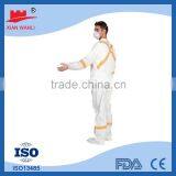 High Quality Type 4/5/6 High Quality 55g Non-woven Protective Reflective Safety Coverall thumbnail-2