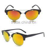 New Product Half Frame Color Film Sunglasses Retro Sunglasses thumbnail-4