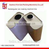 Industrial Semi Automatic Hydraulic Rectangular Canister Making Machine