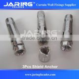 Stainless Steel Grade 202 304 3Pcs Shield Anchor,Tam Anchor (STM) for Wall Fixings M6 M8 M10