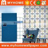 High Quality MyHome New Style Pvc Embossed Wall Decoration Flower Wallpaper thumbnail-1