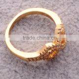 >>>2016 YIWU T&J Women Fashion Korean Style Rings Gold Plated Infinity Shape Rhinestone Crystal Rings for Lady/ thumbnail-6