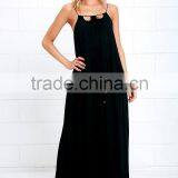 2016 Womens Fashion Evening Dresses Black Long Evening Dress Discount Evening Dresses thumbnail-2