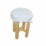 Spa furniture treatment stool Wooden round Stool PGST2001-1#
