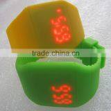 2016 Unisex Soft Silicone Touch Screen Led Watch Colors Silicone Rubber Band Watch thumbnail-3