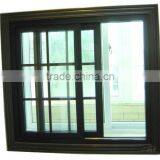 Double Glass Sliding UPVC Plastic Vinyl Window