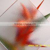 3-8mm Clear Patterned Glass With CE