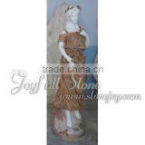 Colorized Marble Statue of Beautiful Girl thumbnail-1