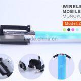 Factory Supply Best Selling Extendable Selfie Stick With Bluetooth Shutter Button
