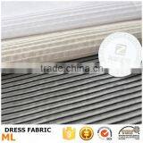 Cotton Stripe Jacquard Organza Dress Fabric for Women's Fashion Dresses or Tutu Dress Fabric