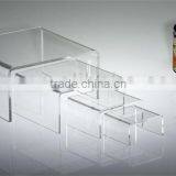 High Transparency Acrylic Risers & Display Cubes