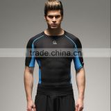 Men's Short Sleeve Running Fitness Base Layer Shirt