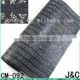 Black Color Flower Shaped Adhesive Rhinestone Sheets thumbnail-1