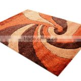 3D Persian style silk shaggy livingroom carpet prayer rugs floor accessories