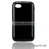 Good quality tpu mobil phone case design/accessories for Blackberry Q5