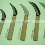 King Kong and Stainless Steel Head Sickle With Wooden Handle
