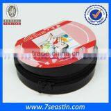 Two Pieces Tinplate With Zipper DVD Tin Case, CD Bag Box Wholesale thumbnail-2
