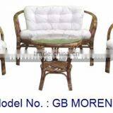 Living Room Sofa Set, Rattan Home Furniture, Armchair, Antique Rattan Sofa Set thumbnail-1