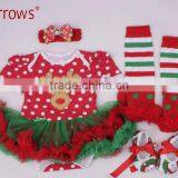Christmas Baby Cothing Sets Infant Fashion Clothes Gift Tutu Newborn Baby Girls Romper Dress thumbnail-3