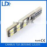 T10 2835 12 SMD Car Side Wedge Tail Light Lamp Width Bulbs