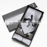 Men's 100% Woven Silk Tie With Hanky thumbnail-3
