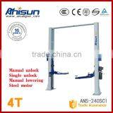 2 Column Used Car Lift for Sale With Manual Lock 4000kg thumbnail-1