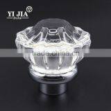 Zinc Polished Chrome Finish Bedroom Cabinet Cupboard Glass Knob