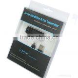 3.5mm Jack FM Radio Transmiter Handsfree Car Kit For Mobilephones/Tablets/Music Player thumbnail-1
