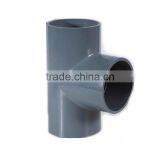 PVC Pipe Fitting DIN Standard Grey Equal Tee