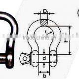 Stainless Steel US Type Bow Shackle Over Size Pin(Marine Hardware) thumbnail-1