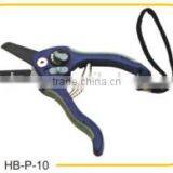 Portable Plastic Safty Lock 8" Carbon Steel Blade Handle Garden Pruner Tools Pruning Scissors thumbnail-1