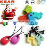 Silicone Chewable Rubber Pendants thumbnail-1
