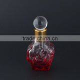 Wholesale Fancy 12ml Empty Flower Shaped Mini Glass Perfume Bottles With Aluminum Caps and Glass Stopper thumbnail-2