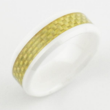 Antiallergic Black Zirconia Ceramic Jewelry Ring For Gift , ODM / OEM thumbnail-2