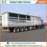 Factory Direct 3 Axles Box Van Type Semi Trailers With Curtain Durable Curtain Side Semi Trailer for Sale thumbnail-4