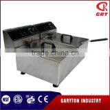 GRT - E20C Commercial 2 Tank Deep Fryer