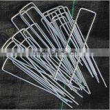 20CM LONG HEAVY DUTY METAL U-SHAPED GARDEN STAPLE PEGS - IDEAL FOR SECURING LANSCAPE MEMBRANE/NETTING/FLEECE thumbnail-2