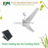 Vent Goods Solar Air Condition Ceiling Fan at Home 60inch Quiet Solar Ventilator Fan With LED Light thumbnail-1