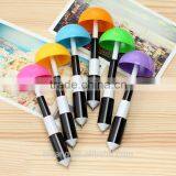 Advertising Mushroom Ball Pen/printing Own Logo Plastic Ball Pen/promotion Ball Pen thumbnail-5
