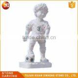Manufacture Marble Little Boy Stone Sculpture thumbnail-1
