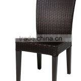 2017 Trade Assurance Most Popular Outdoor Simple Design Alum Frame pe Brown Rattan Dining Table Set Furniture thumbnail-5